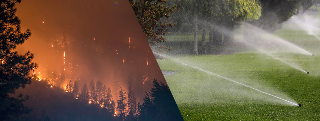 Fire Prevention Smart Irrigation